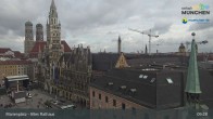 Archiv Foto Webcam Marienplatz München - Altes Rathaus 08:00
