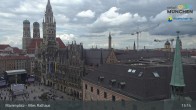 Archiv Foto Webcam Marienplatz München - Altes Rathaus 12:00