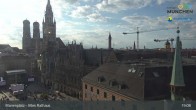 Archiv Foto Webcam Marienplatz München - Altes Rathaus 18:00