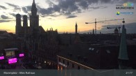 Archiv Foto Webcam Marienplatz München - Altes Rathaus 20:00