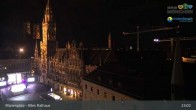 Archiv Foto Webcam Marienplatz München - Altes Rathaus 02:00