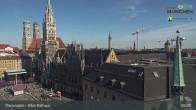 Archiv Foto Webcam Marienplatz München - Altes Rathaus 08:00