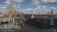Archiv Foto Webcam Marienplatz München - Altes Rathaus 10:00