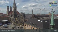 Archiv Foto Webcam Marienplatz München - Altes Rathaus 14:00