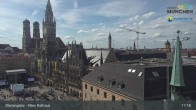 Archiv Foto Webcam Marienplatz München - Altes Rathaus 16:00
