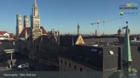 Archiv Foto Webcam Marienplatz München - Altes Rathaus 07:00