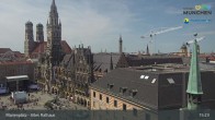 Archiv Foto Webcam Marienplatz München - Altes Rathaus 14:00