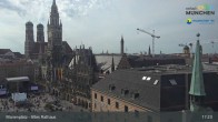 Archiv Foto Webcam Marienplatz München - Altes Rathaus 16:00