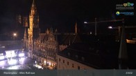 Archiv Foto Webcam Marienplatz München - Altes Rathaus 02:00