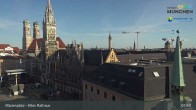 Archiv Foto Webcam Marienplatz München - Altes Rathaus 08:00