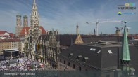 Archiv Foto Webcam Marienplatz München - Altes Rathaus 11:00
