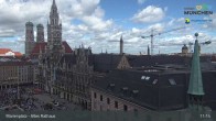 Archiv Foto Webcam Marienplatz München - Altes Rathaus 10:00