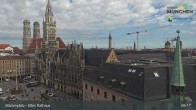 Archiv Foto Webcam Marienplatz München - Altes Rathaus 08:00