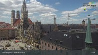 Archiv Foto Webcam Marienplatz München - Altes Rathaus 14:00