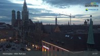 Archiv Foto Webcam Marienplatz München - Altes Rathaus 20:00