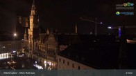 Archiv Foto Webcam Marienplatz München - Altes Rathaus 02:00