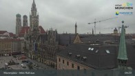 Archiv Foto Webcam Marienplatz München - Altes Rathaus 08:00