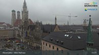 Archiv Foto Webcam Marienplatz München - Altes Rathaus 12:00