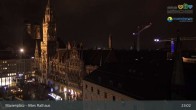 Archiv Foto Webcam Marienplatz München - Altes Rathaus 02:00
