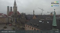 Archiv Foto Webcam Marienplatz München - Altes Rathaus 07:00