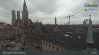 Archiv Foto Webcam Marienplatz München - Altes Rathaus 08:00