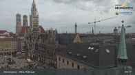 Archiv Foto Webcam Marienplatz München - Altes Rathaus 08:00