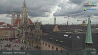 Archiv Foto Webcam Marienplatz München - Altes Rathaus 12:00
