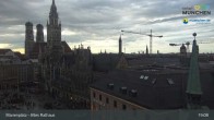 Archiv Foto Webcam Marienplatz München - Altes Rathaus 18:00