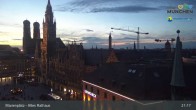 Archiv Foto Webcam Marienplatz München - Altes Rathaus 20:00