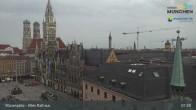 Archiv Foto Webcam Marienplatz München - Altes Rathaus 06:00