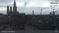 Archiv Foto Webcam Marienplatz München - Altes Rathaus 10:00