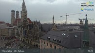 Archiv Foto Webcam Marienplatz München - Altes Rathaus 12:00