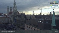 Archiv Foto Webcam Marienplatz München - Altes Rathaus 18:00