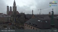 Archiv Foto Webcam Marienplatz München - Altes Rathaus 10:00