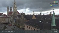 Archiv Foto Webcam Marienplatz München - Altes Rathaus 08:00