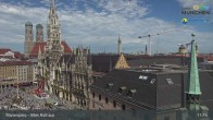 Archiv Foto Webcam Marienplatz München - Altes Rathaus 10:00