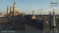 Archiv Foto Webcam Marienplatz München - Altes Rathaus 06:00