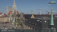 Archiv Foto Webcam Marienplatz München - Altes Rathaus 10:00