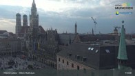 Archiv Foto Webcam Marienplatz München - Altes Rathaus 18:00