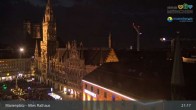 Archiv Foto Webcam Marienplatz München - Altes Rathaus 20:00