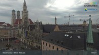 Archiv Foto Webcam Marienplatz München - Altes Rathaus 08:00