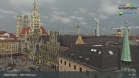 Archiv Foto Webcam Marienplatz München - Altes Rathaus 10:00