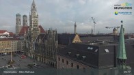 Archiv Foto Webcam Marienplatz München - Altes Rathaus 08:00