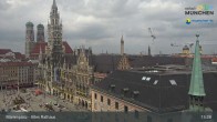 Archiv Foto Webcam Marienplatz München - Altes Rathaus 12:00