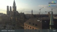 Archiv Foto Webcam Marienplatz München - Altes Rathaus 18:00