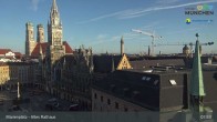 Archiv Foto Webcam Marienplatz München - Altes Rathaus 07:00