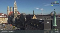 Archiv Foto Webcam Marienplatz München - Altes Rathaus 08:00