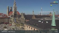 Archived image Webcam Marienplatz Munich, Bavaria 12:00