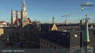 Archiv Foto Webcam Marienplatz München - Altes Rathaus 08:00