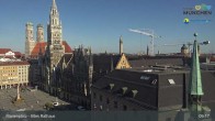 Archiv Foto Webcam Marienplatz München - Altes Rathaus 15:00